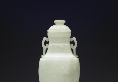 图片[2]-Jade vase, Qing dynasty (1644-1911)-China Archive